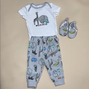 Wild Cutie Baby Set 0-3 Months